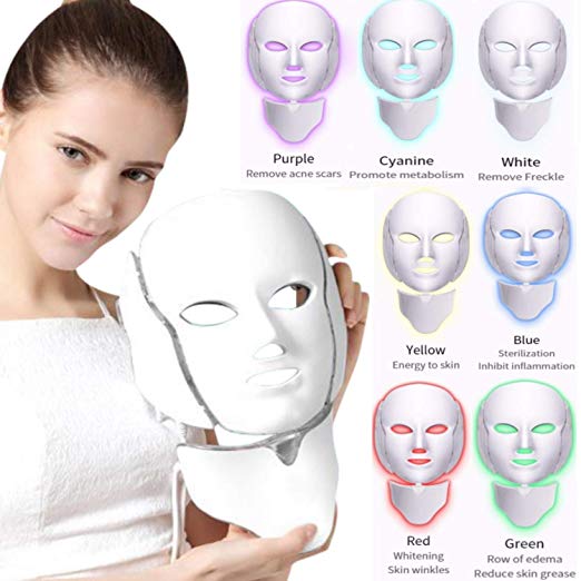 7 Colour Photon LED Skin Rejuvenation LED Face Mask