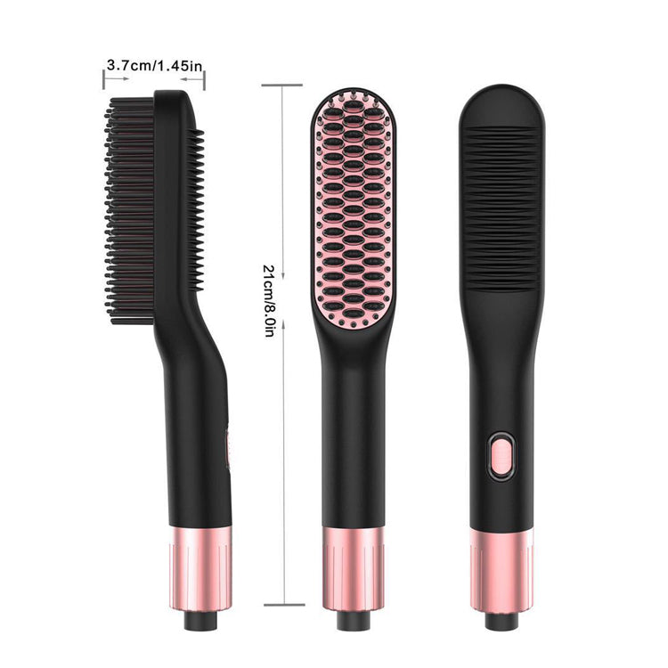 2022 Portable Heating Anti Scald 3 Heating Levels Electric Hair Styling Straightening Brush