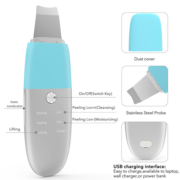 Facial Cleaner with 3 Modes, Skincare Tool