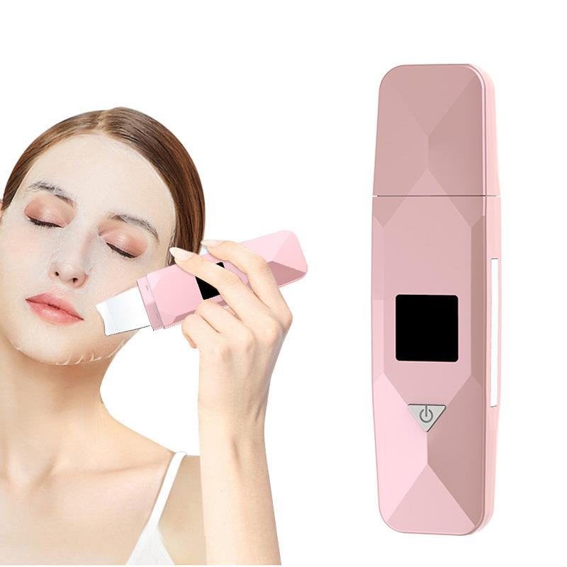 Spatula Ultrasonic LED Facial Skin Scrubber