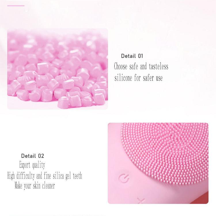 Electric Silicone Facial Cleansing Brush