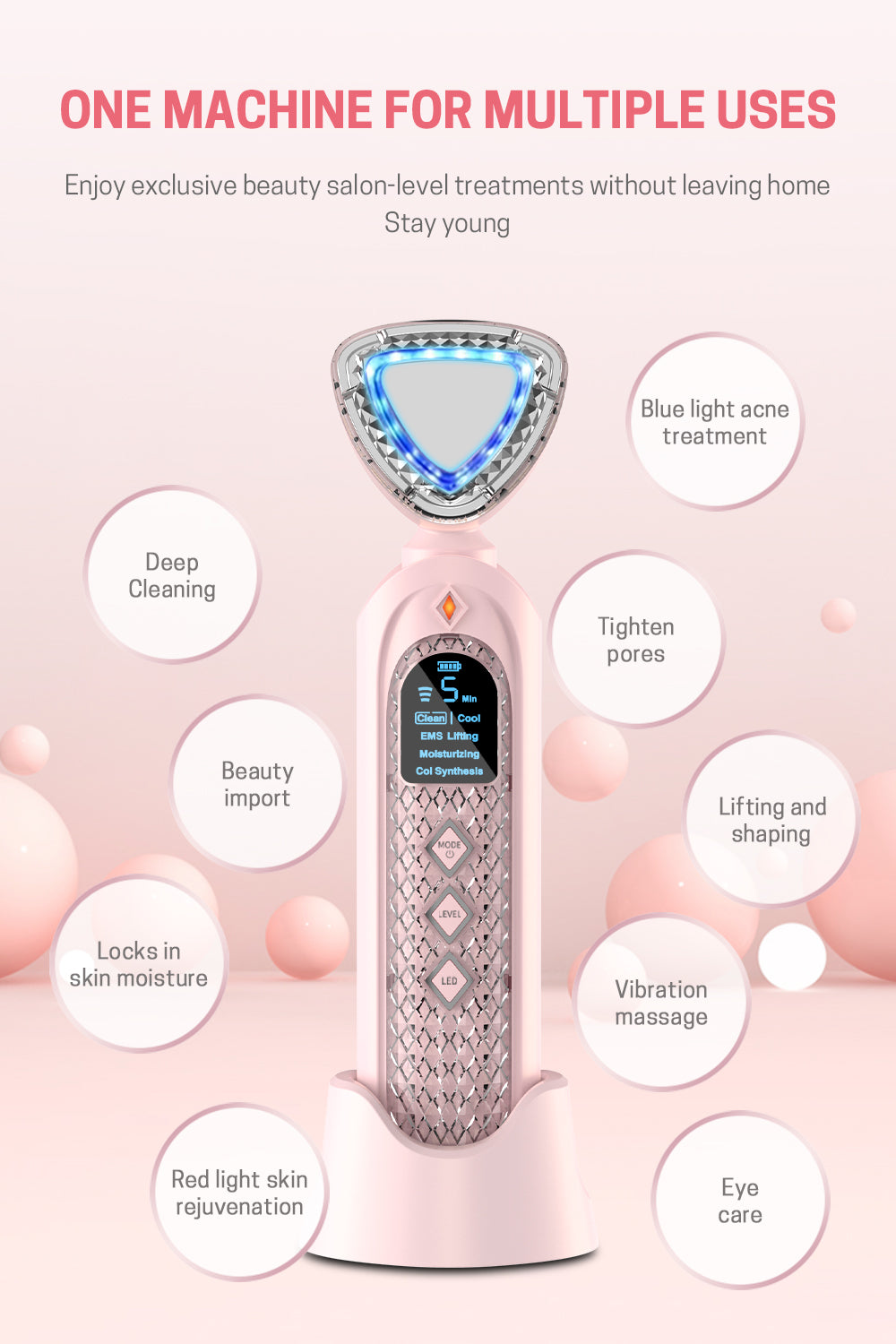 EMS Hot And Cool Skin Care Device