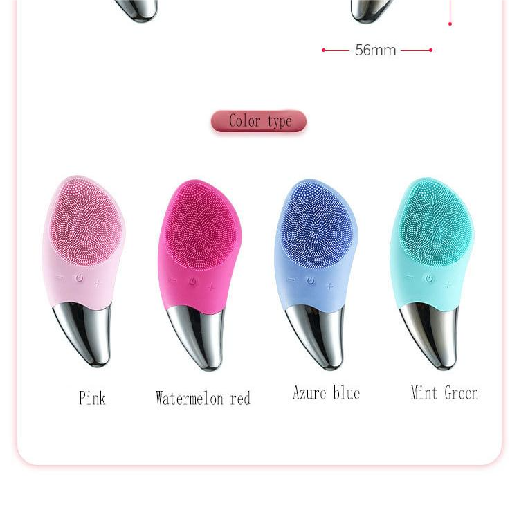 Electric Silicone Facial Cleansing Brush