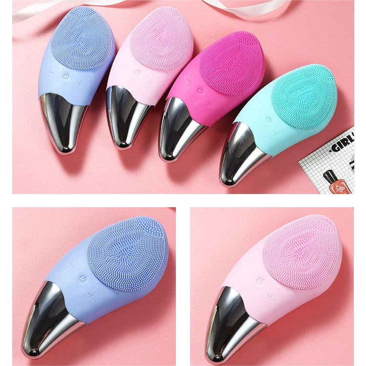 Electric Silicone Facial Cleansing Brush