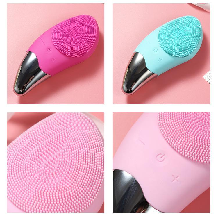 Electric Silicone Facial Cleansing Brush