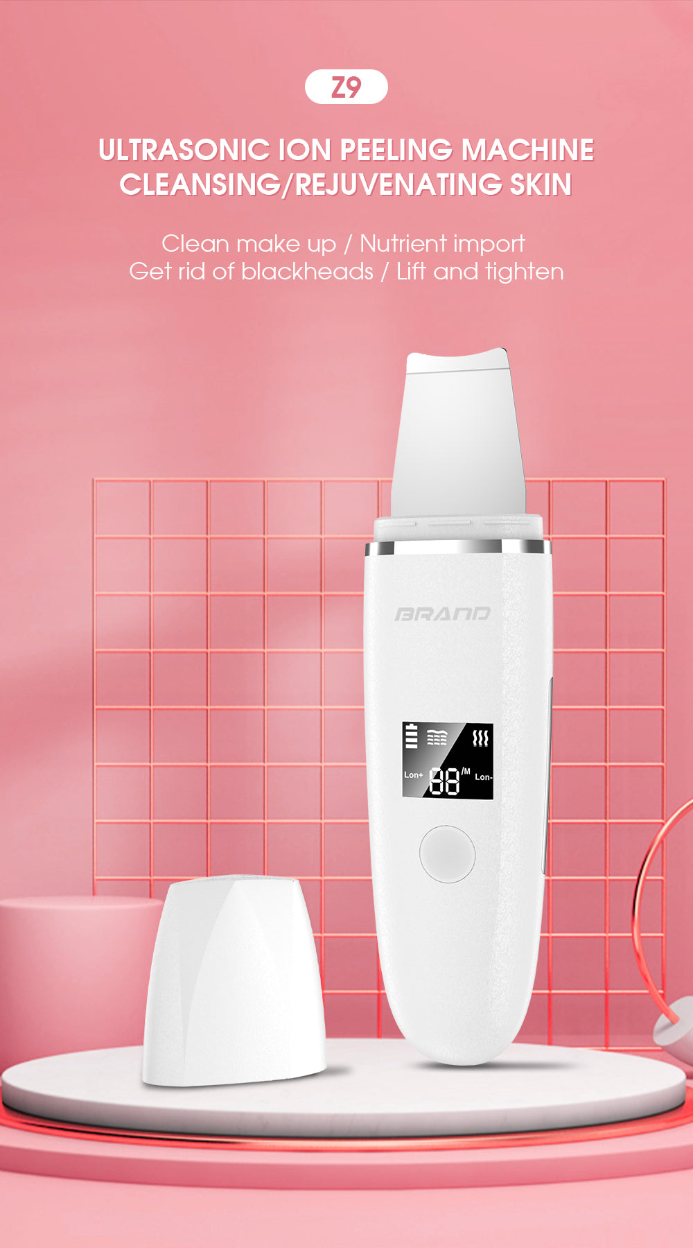 Ultrasonic Skin Scrubber Machine