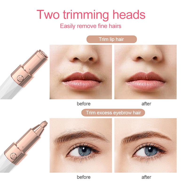 Painless Portable Eyebrow Shaper Trimmer Kit for Women&Men