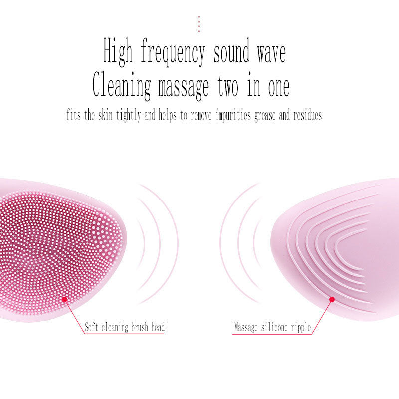 Electric Silicone Facial Cleansing Brush