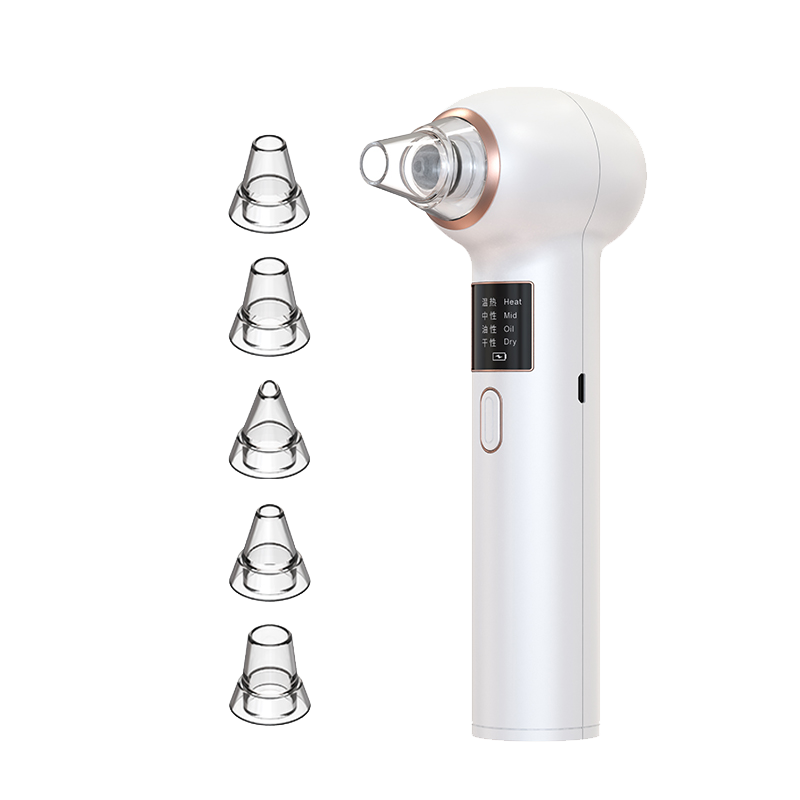 Blackhead Remover Vacuum Equipped with 5 Tips