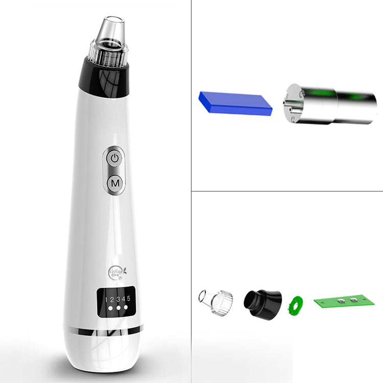 Portable rechargeable electric vacuum blackhead removal tool kit