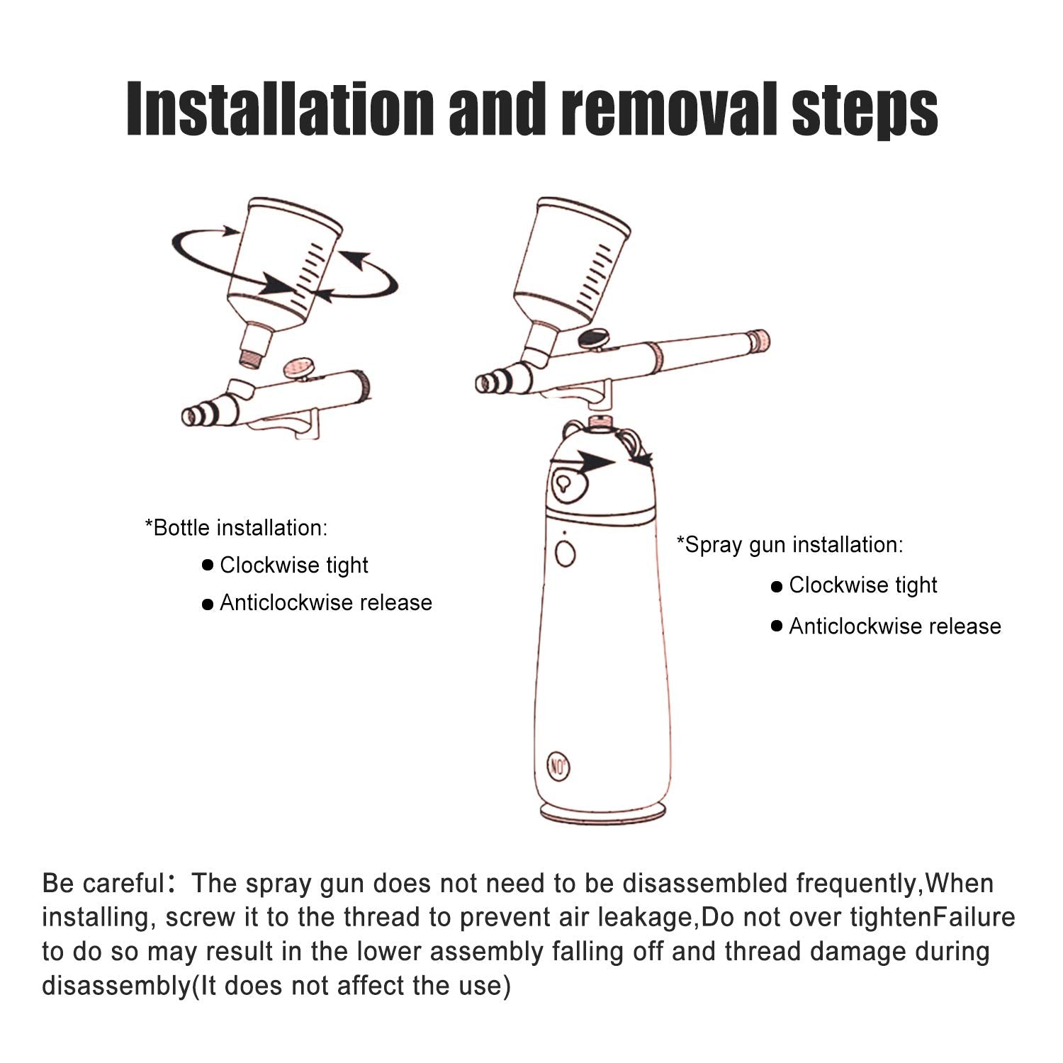 High Pressure Handheld Oxygen Spray Water Supplementary Instrument