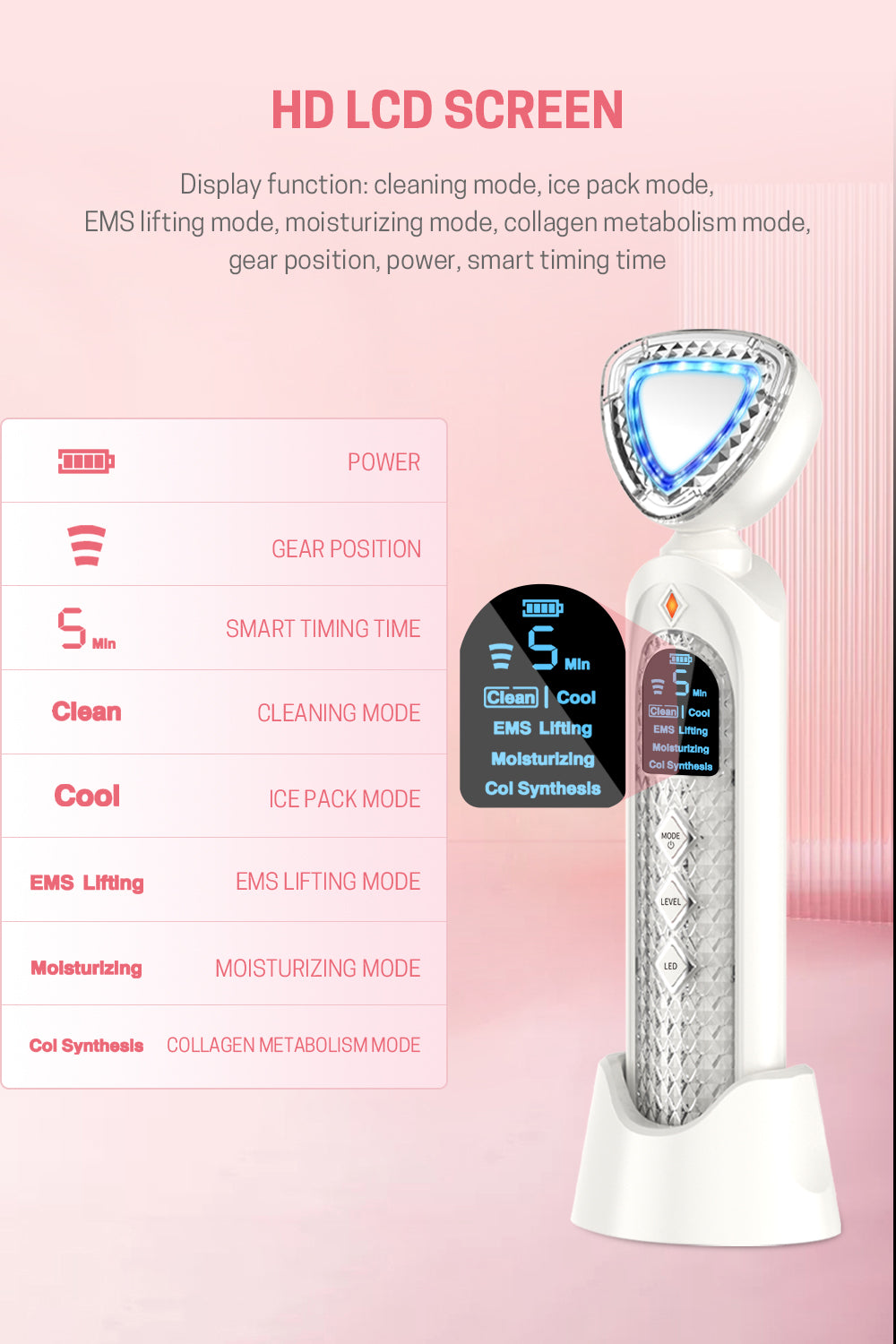 EMS Hot And Cool Skin Care Device