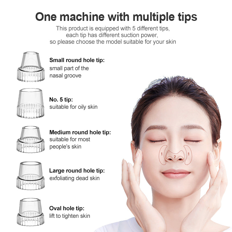 Facial Cleansing Tool Pore Vacuum Blackhead Vacuum Suction