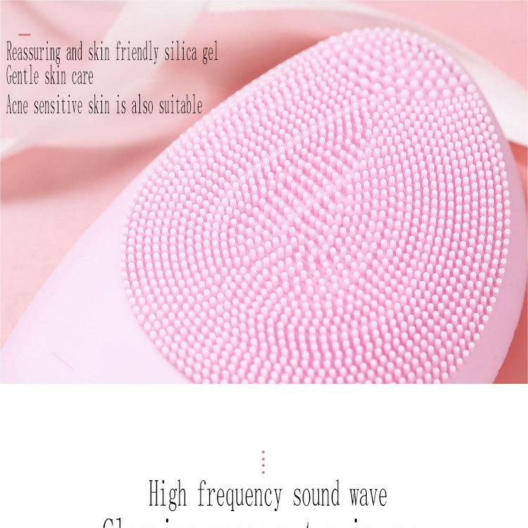 Electric Silicone Facial Cleansing Brush