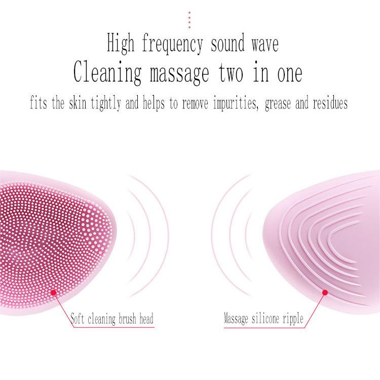 Electric Silicone Facial Cleansing Brush