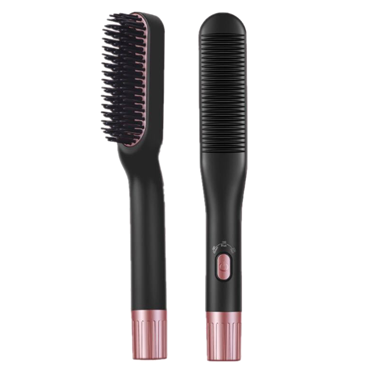 2022 Portable Heating Anti Scald 3 Heating Levels Electric Hair Styling Straightening Brush